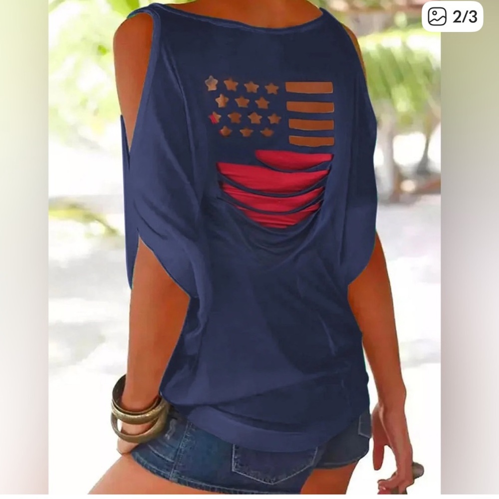 Cold shoulder top - Picture 2 of 6